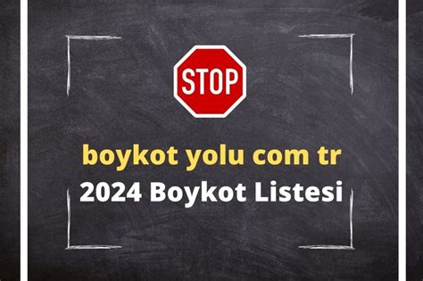 boykot listesi 2022.